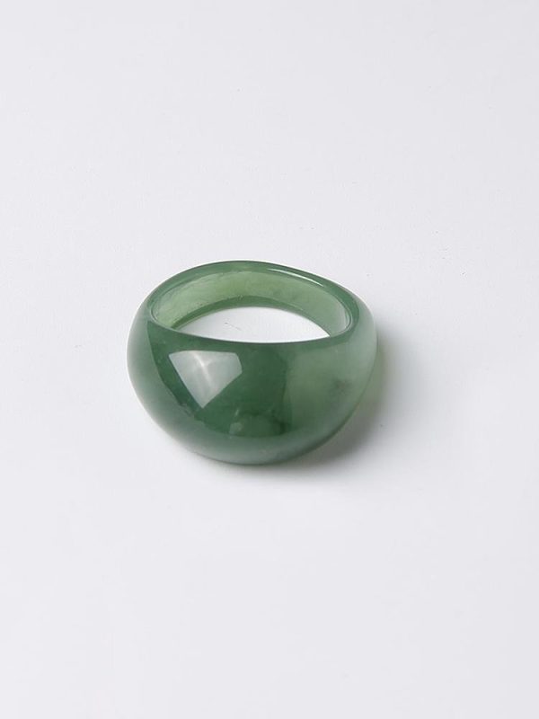 Green Chunky Ring